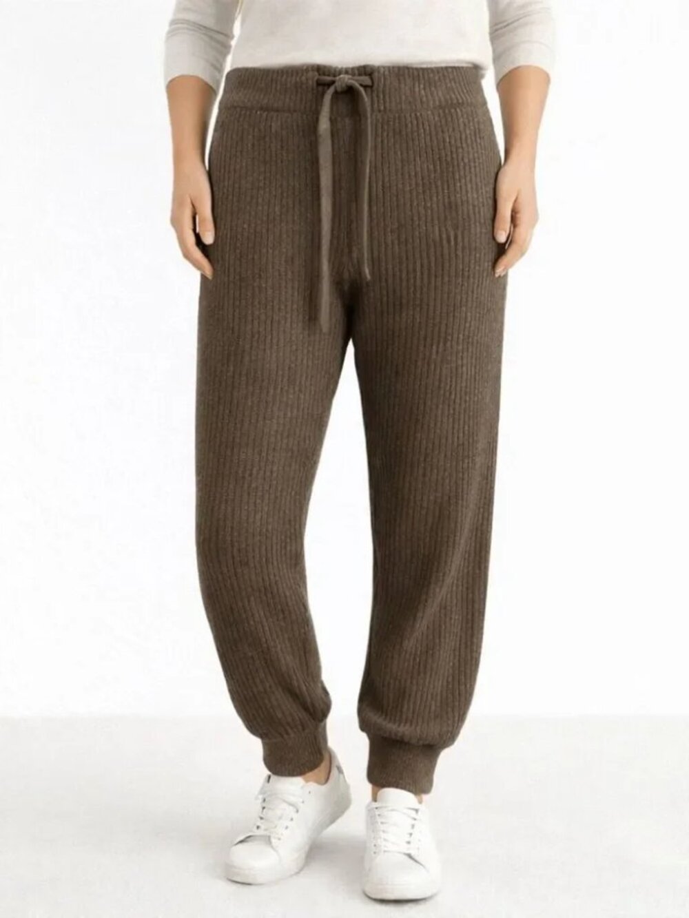 Jenni Kayne Baby Alpaca Fisherman Sweatpant in Olive Size Medium NWT